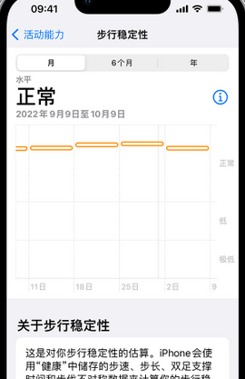 西青iPhone手机维修如何在iPhone开启'步行稳定性通知'