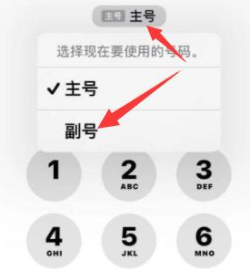 西青苹果14维修店分享iPhone 14 Pro Max使用副卡打电话的方法 